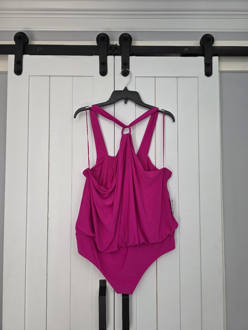 Express Draped Halter Top Bodysuit. NEW!